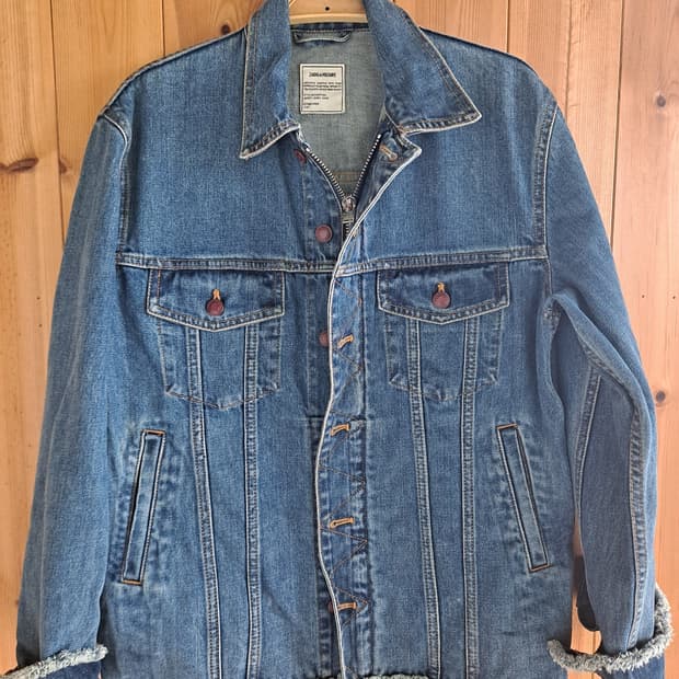 자딕앤볼테르 ZADIG&VOLTAIRE 컷오프 데님자켓 M사이즈