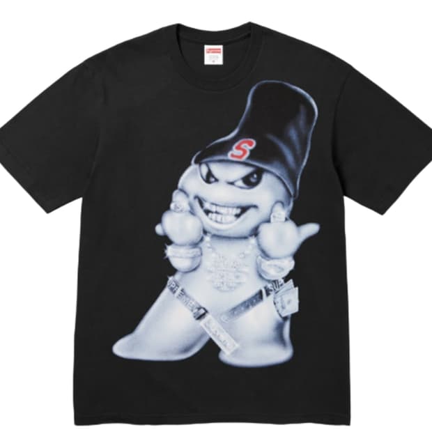 슈프림 스노우맨 티셔츠 m 사이즈 새상품