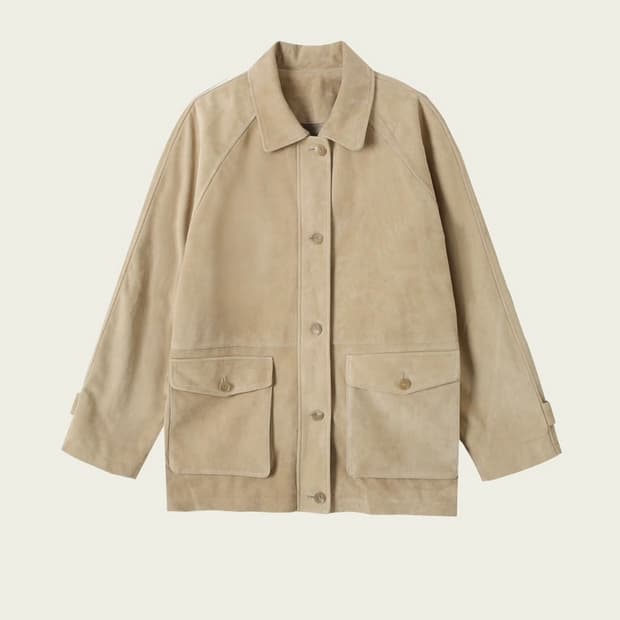 리본빛 스웨이드 자켓