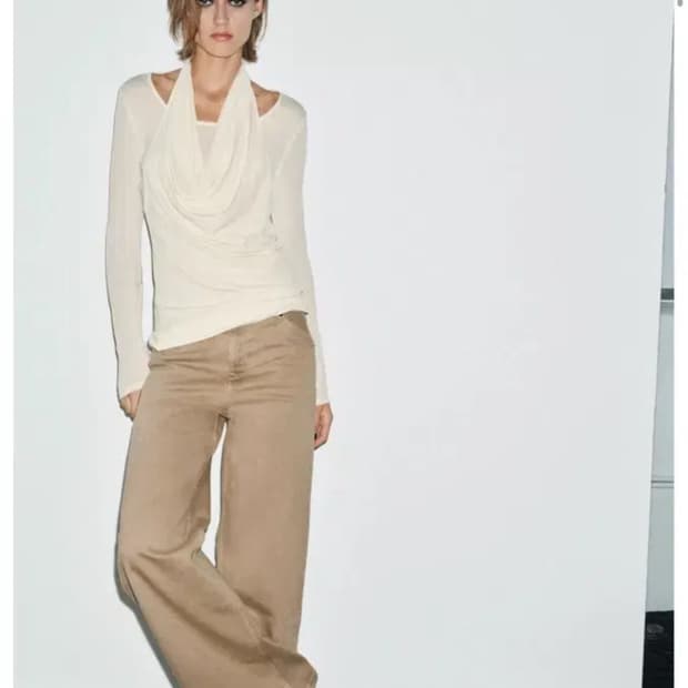 자라 더블 롱슬리브 티셔츠