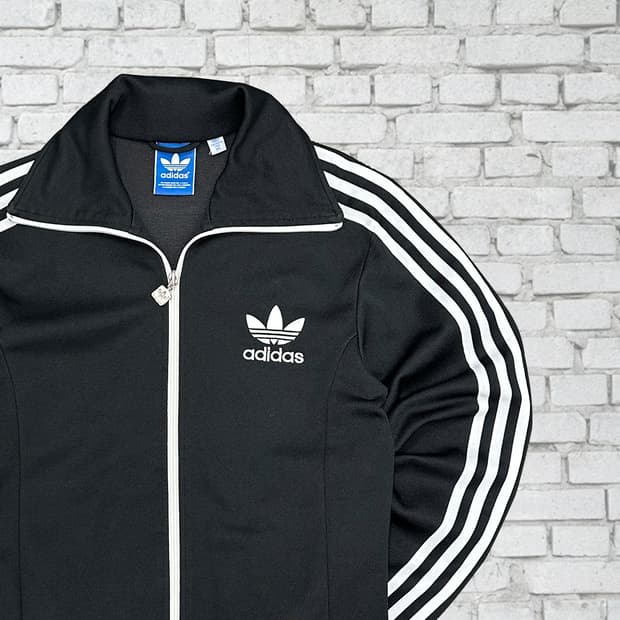 아디다스 구형 유로파 자수로고 블랙 빈티지 져지 95