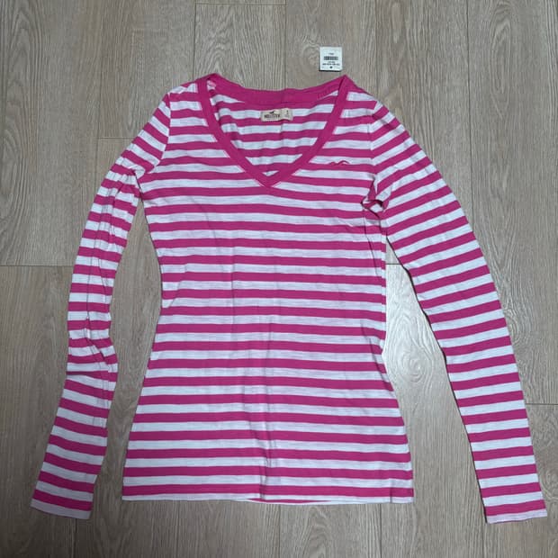 홀리스타 스트라이프 롤슬리브