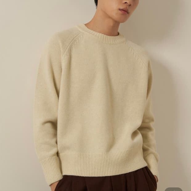 [더 수베니어샵]호호시 콜라보 Classic Sweater_M size