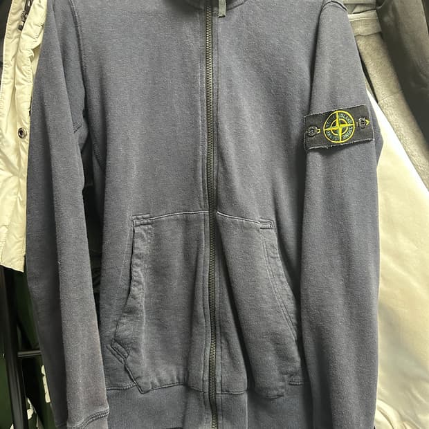 정품)스톤아일랜드 네이비 집업