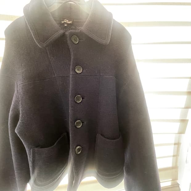 꼼데가르송 트리콧 울 자켓