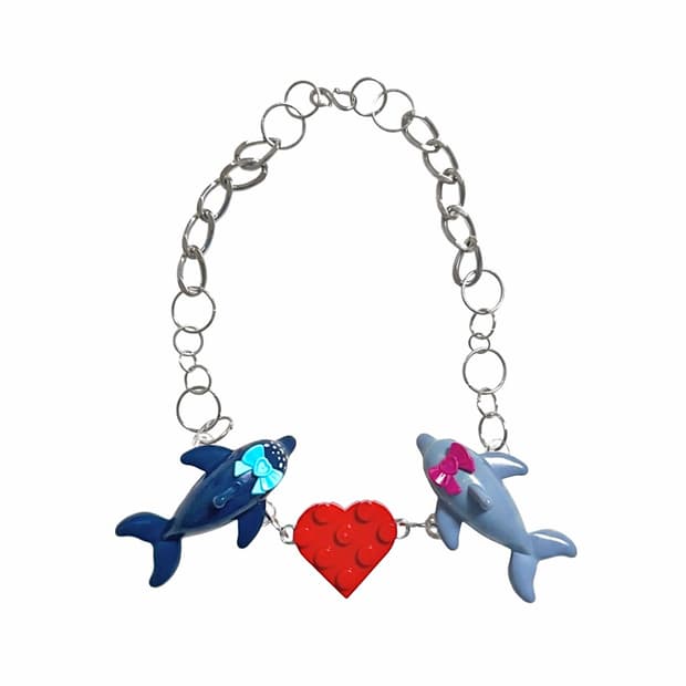 Dolphins necklace 🐬❤️🐬