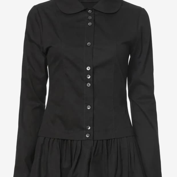 플레어업 프릴 셔츠 Dani Frill Shirts (FL-188_Bla