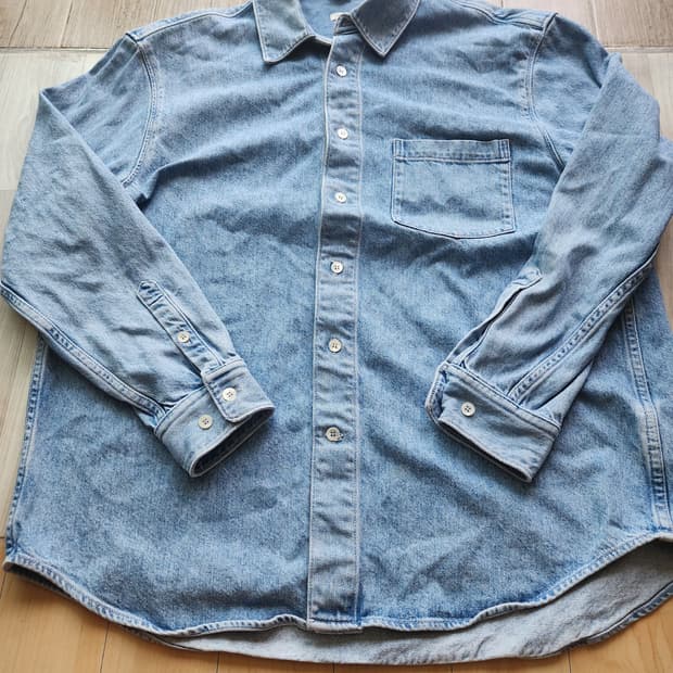 아르켓 데님 셔츠 M정도(표기S)