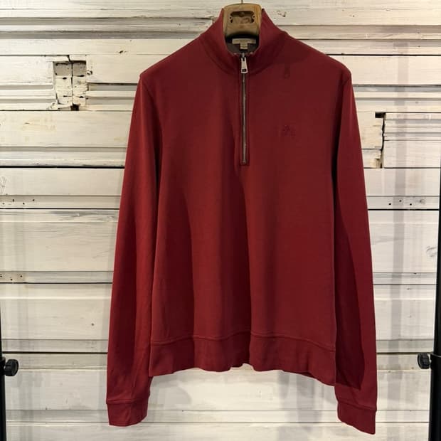 버버리 브릿 짚업 스웻 