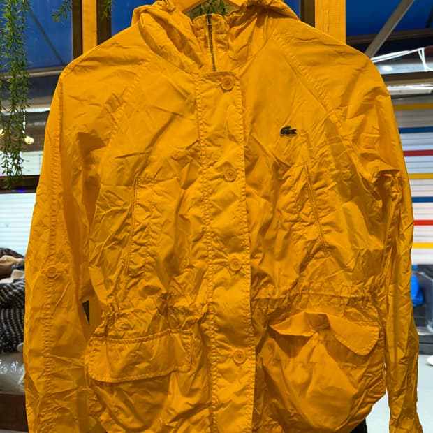 라코스테 옐로우 윈드브레이커