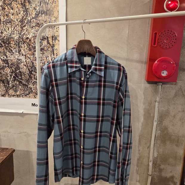 산드로 플란넬셔츠