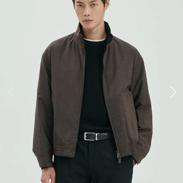 Theory Men Motion Wool Stand Collar Reve