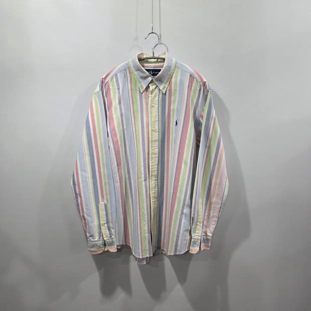 폴로랄프로렌 버튼다운 스트라이프 옥스포드 셔츠 M