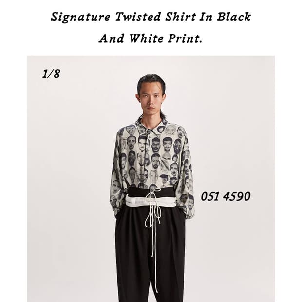 Magliano finalist twisted shirt