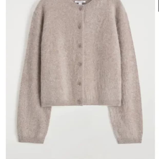 COS 브러쉬드 캐시미어 가디건 xs