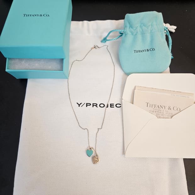 티파니앤코 리턴투하트 목걸이 민트