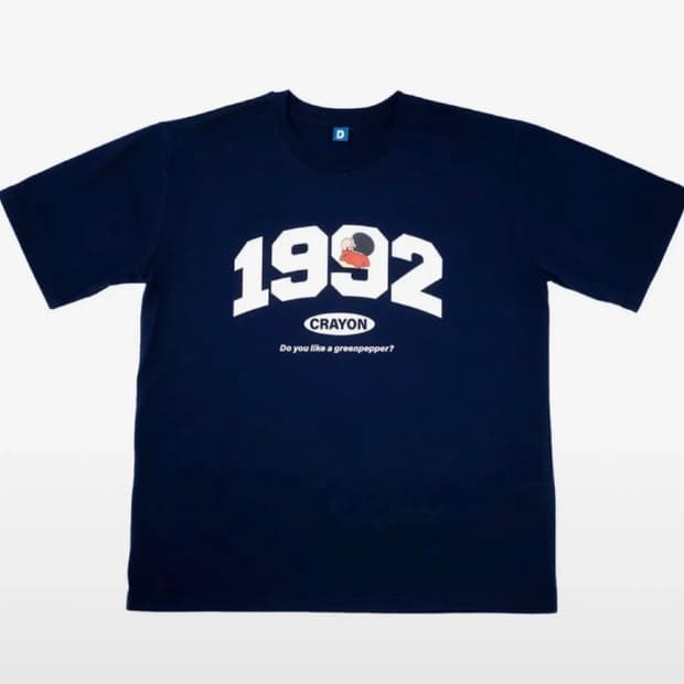 새제품 댄꼼마 짱구 반팔티 xl