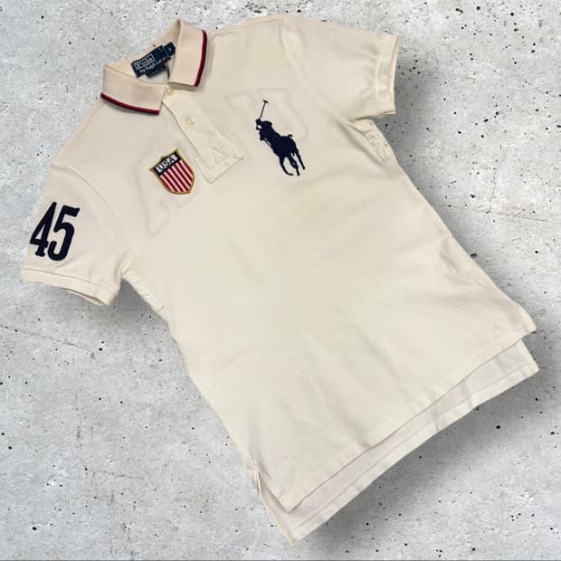 [S] 폴로 랄프로렌 치프키프 USA 반팔 카라티 C278
