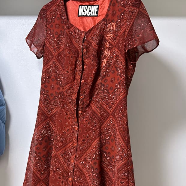 미스치프 페이즐리 원피스