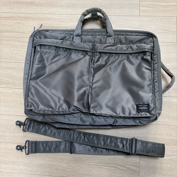 요시다포터 porter 2way 브리프케이스 실버그레이