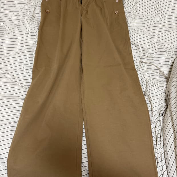 웨이비니스 멀티 버튼 코튼 팬츠 카키 3사이즈