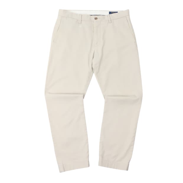 폴로 랄프로렌 라이트 베이지 스트레치 슬림핏 코튼 팬츠