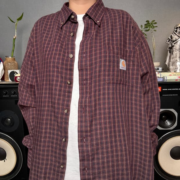 칼하트 체크셔츠