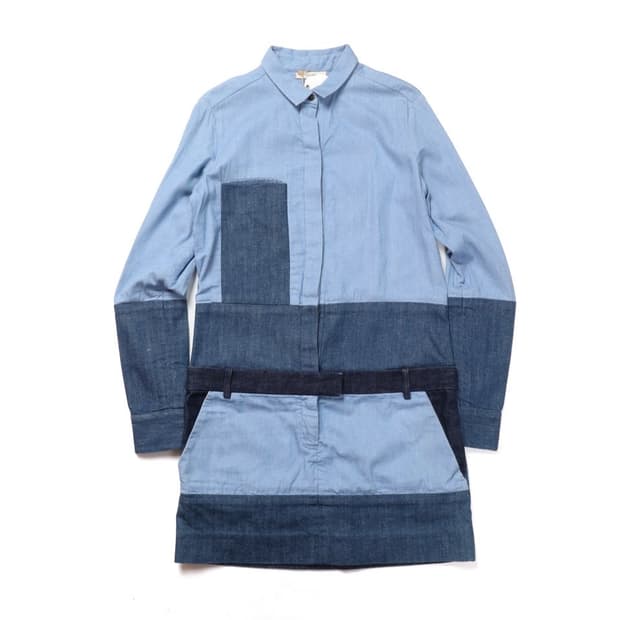셀린느 Celine Belted Denim Dress 