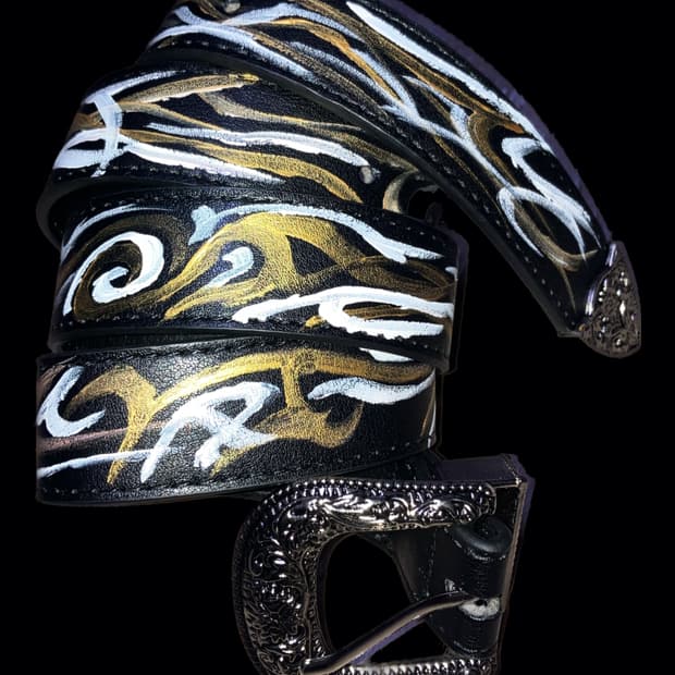 Custom westurn punk belt
