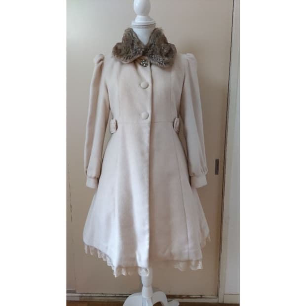 엑시즈팜 히메갸루 라떼갸루 코트 빈티지