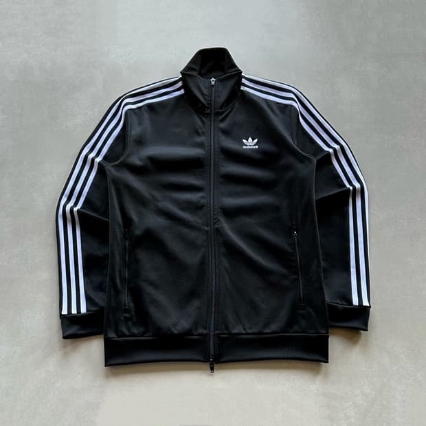 [L]아디다스 베켄바우어 블랙 트랙탑 져지