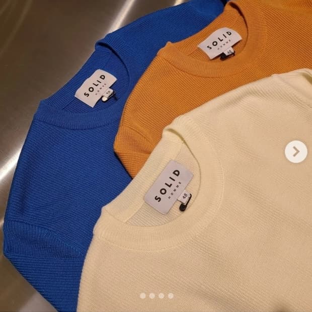 솔리드옴므 우영미 한섬 니트 52사이즈