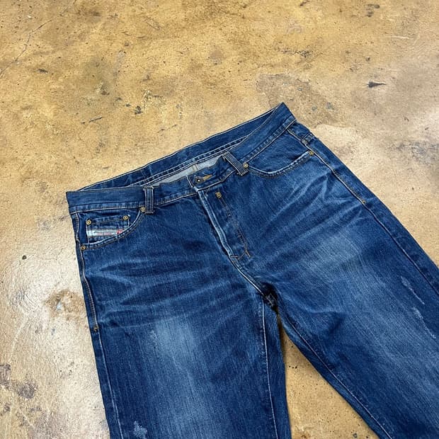 [정품/36] 디젤 데님 청바지 진청 b15