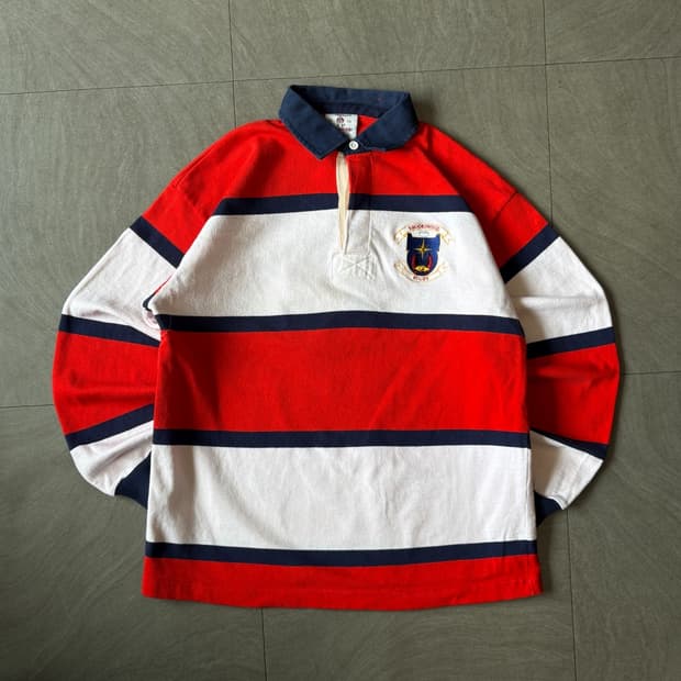 바바리안 정품 럭비 티셔츠 긴팔티