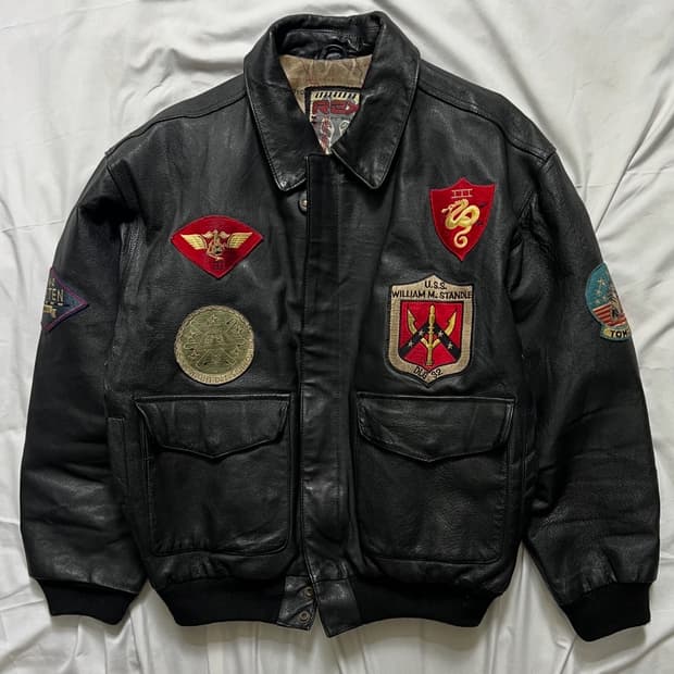 아비렉스 탑건 A-2 가죽자켓