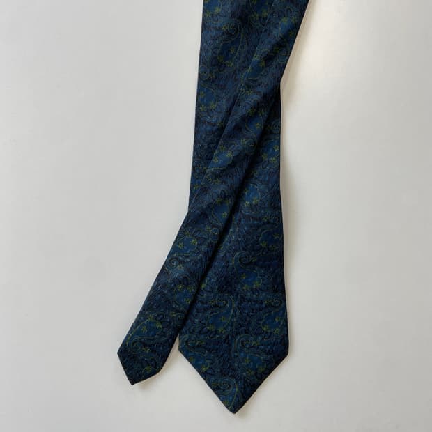 랑방 페이즐리 정품 명품넥타이 (LANVIN)