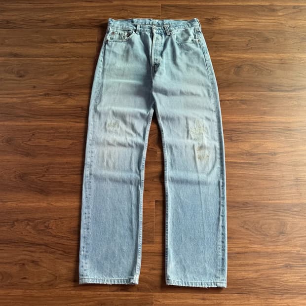 [34]90's 리바이스 501 Made in France 데님 팬츠