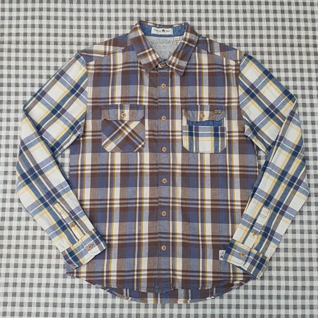 써스데이아일랜드 린넨 긴소매 셔츠 남자95