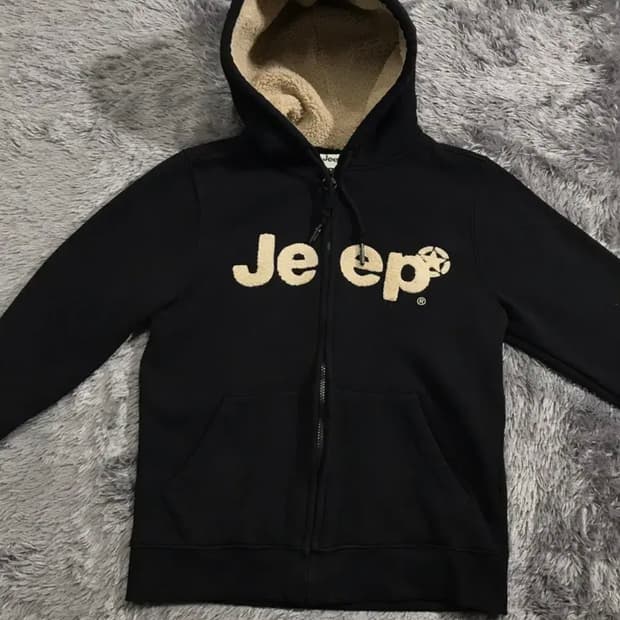 지프 양털 후드집업