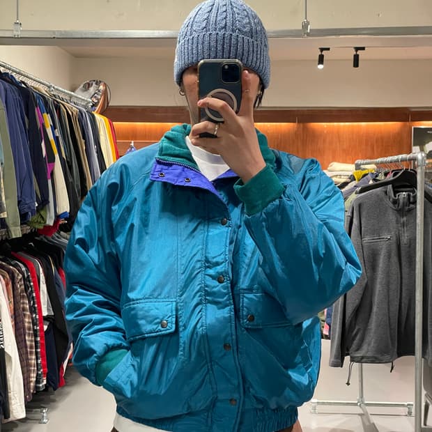 빈티지 나일론 점퍼 자켓