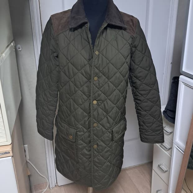 폴로랄프로렌 카키 퀼팅 자켓 L (12-14세)44~날씬55