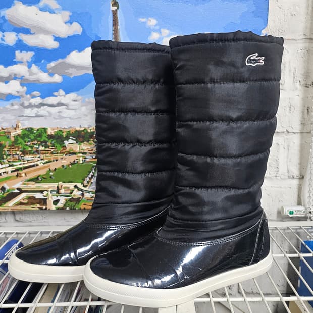라코스테 여성 방한부츠 패딩부츠 230 스노우부츠  방한화 LB50