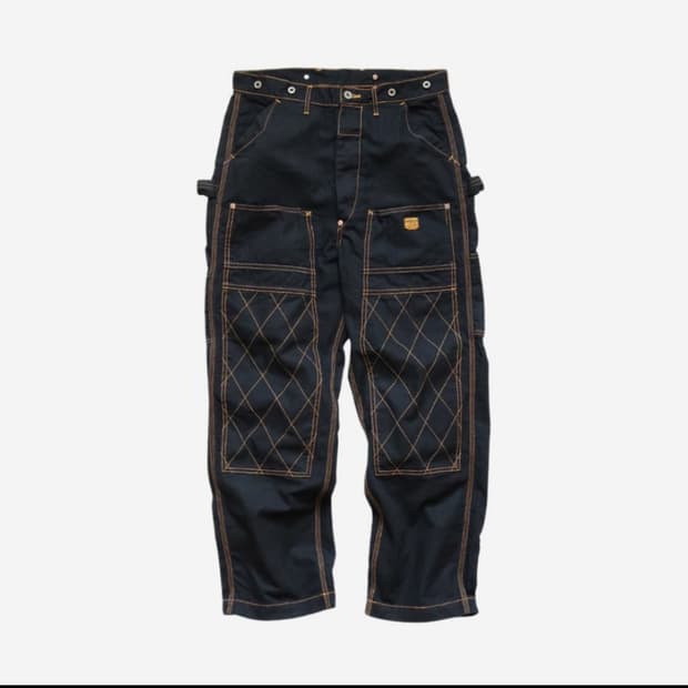 캐피탈 럼버팬츠 블랙 0사이즈