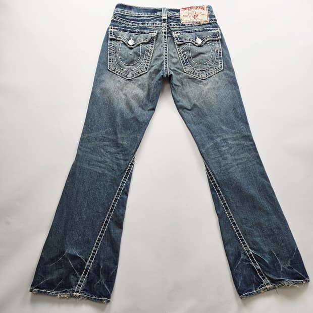 트루릴리전 청바지 부츠컷 데님 사이즈33 R4410