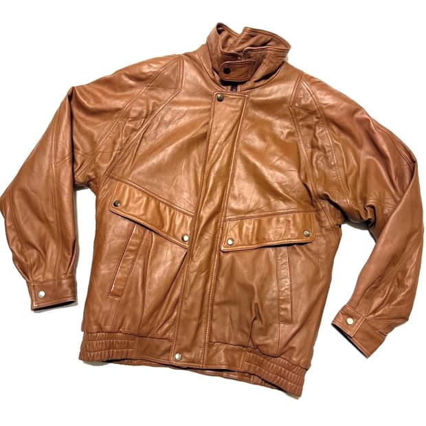 PAFDA - 레더 봄버 자켓