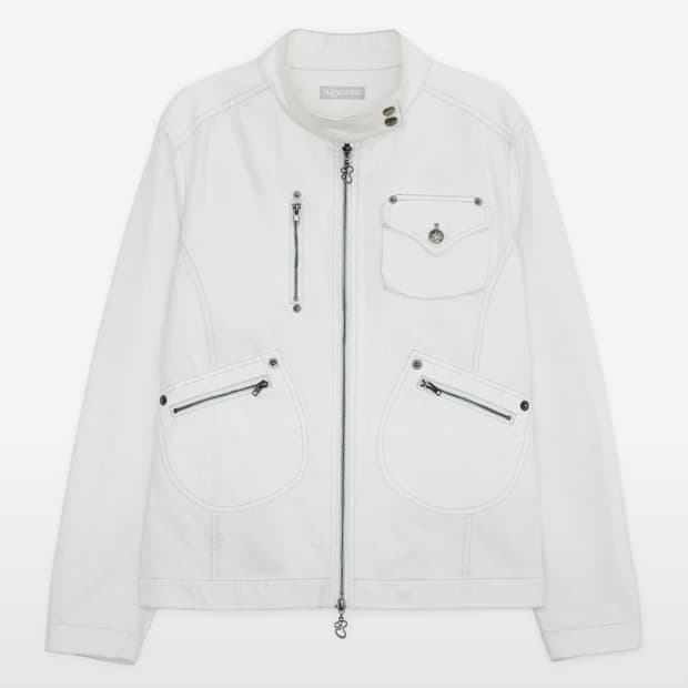 라이더 코튼 자켓(오프 화이트)