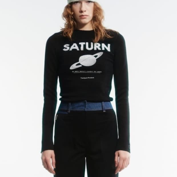 TheOpen Product 피티드탑 블랙