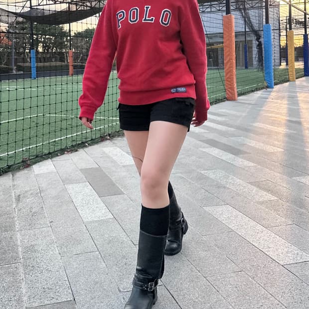 폴로 로고 맨투맨