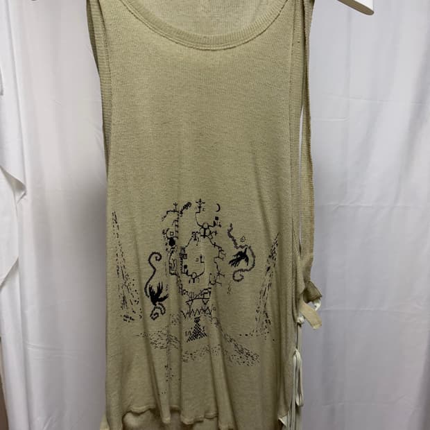 혜인서 후드 슬리브리스 / 카키