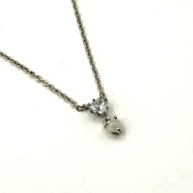 Annasui sv925 opal & heart